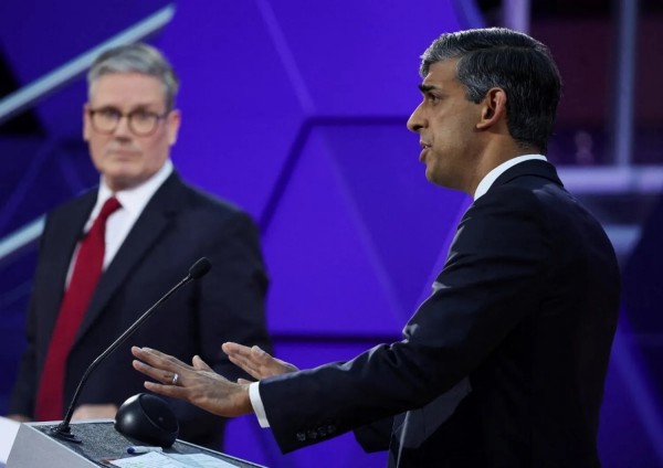 Keir Starmer e Rishi Sunak