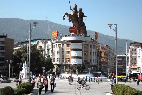Skopje la capitale della Repubblica di Macedonia
