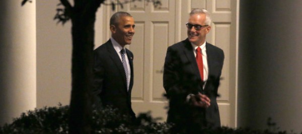 Barack Obama e Denis McDonough 