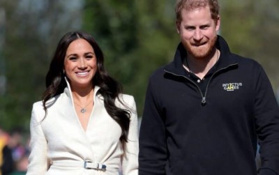 el príncipe Harry y Meghan, el duque y la duquesa de Sussex