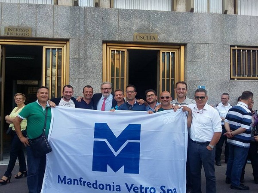 Lavoro: Stefàno, «Risposte su crisi Sangalli Vetro di Manfredonia»