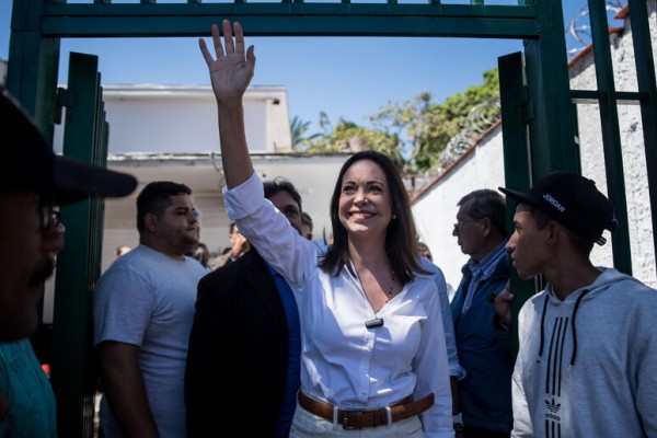 Maria Corina Machado leader dell&#039;opposizione venezuelana