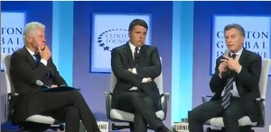 Renzi al Panel Discussion della Clinton Global Initiative