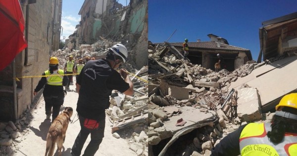 Emergenza sisma: partita la missione della Protezione civile campana