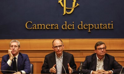 Benedetto Della Vedova, Enrico Letta e Carlo Calenda 