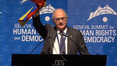 Antonio Ledezma Cumbre de Derechos Humanos en Ginebra el 21 de febrero