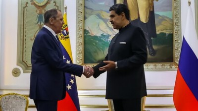 Encuentro entre Sergei Lavrov y Nicolás Maduro en Caracas