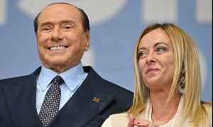 Silvio Berlusconi e Giorgia Meloni 