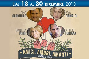 Amici, amori, amanti al Teatro Golden di Roma dal 18 al 30 dicembre