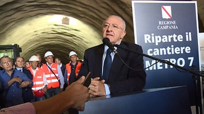 Regione Campania - Riapertura cantiere stazione Monte Sant&#039;Angelo