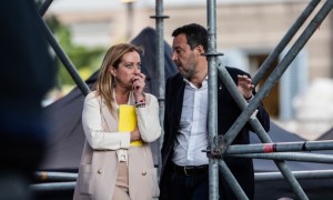 Giorgia Meloni e Matteo Salvini