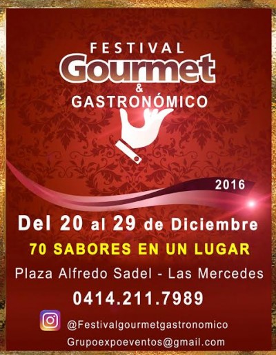 “Expo Festival Gourmet &amp; Gastronómico 2016”   Inicia su preventa