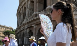 Caldo estremo a Roma