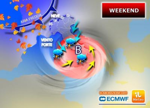 Meteo, weekend con rischio bombe d&#039;acqua: ecco dove