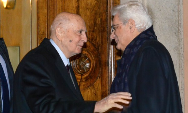 Giorgio Napolitano e Sergio Mattarella