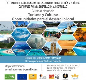 Abiertas inscripciones para curso a distancia  de Turismo y Cultura