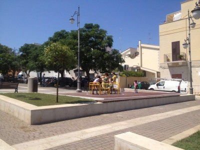 Bari - Inaugurazione area giochi oggi a Torre a Mare