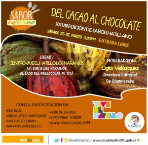Sabor Hatillano nos llevará “Del Cacao al Chocolate” en su edición XXVIII