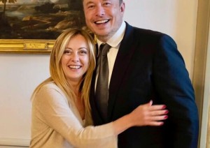 Giorgia Meloni e Elon Musk