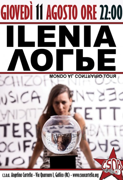 Reggio Calabria - Live di Ilenia Volpe al Cartella