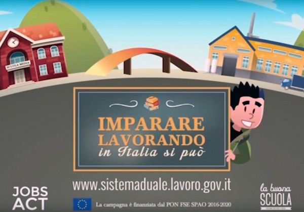 Campagna di comunicazione “Imparare lavorando. In Italia si può&quot;