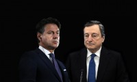 Giuseppe Conte e Mario Draghi