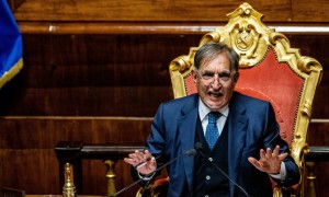 il presidente del Senato, Ignazio La Russa