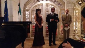 Una voce, un piano con la soprano Andreína Ramírez y al piano  italo-italiana Franca Ciarfella fue un exito en la Residencia de Italia