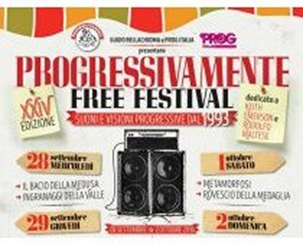 Progressivamente  Free Festival 24esima edizione - suoni progressivi dal 1993