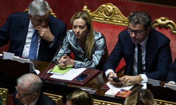 Vertici del governo al Senato
