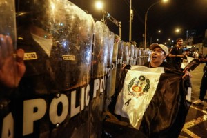 Manifestazione a Lima 