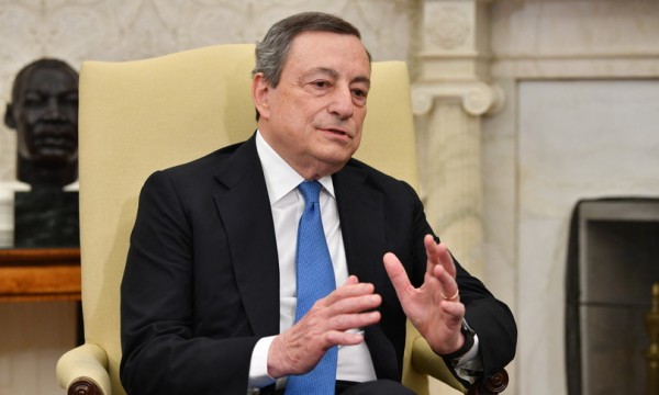 Draghi: &quot;Usa e Russia siedano al tavolo, Kiev attore principale&quot;