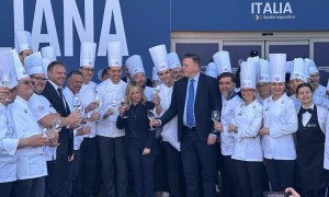  La premier Giorgia Meloni presente a Vinitaly a Verona 