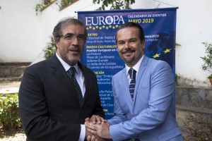 Silvio Mignano Embajador de Italia y Romain Nadal, Embajador de Francia
