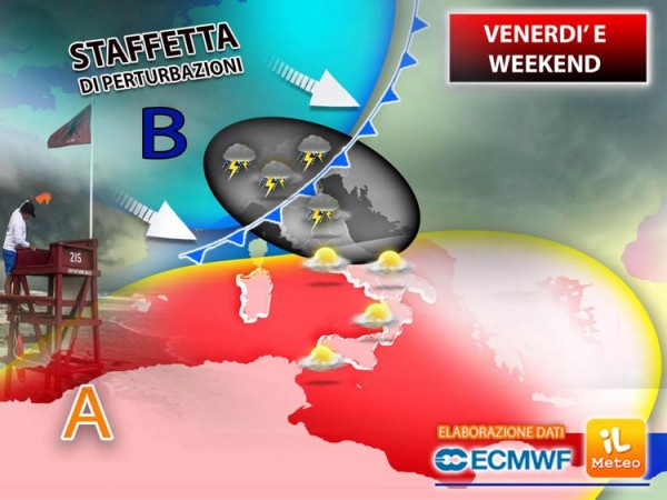 Maltempo in arrivo, pioggia anche fino al weekend: ecco dove