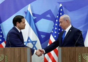 Marco Rubio e Benjamin Netanyahu