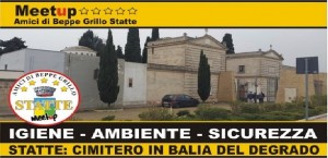 Statte (Taranto) «Cimitero in balìa del degrado»