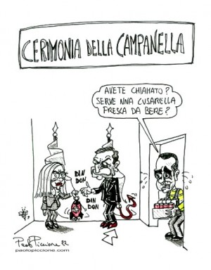 Passaggio di consegne ... le Vignette satiriche di Paolo Piccione
