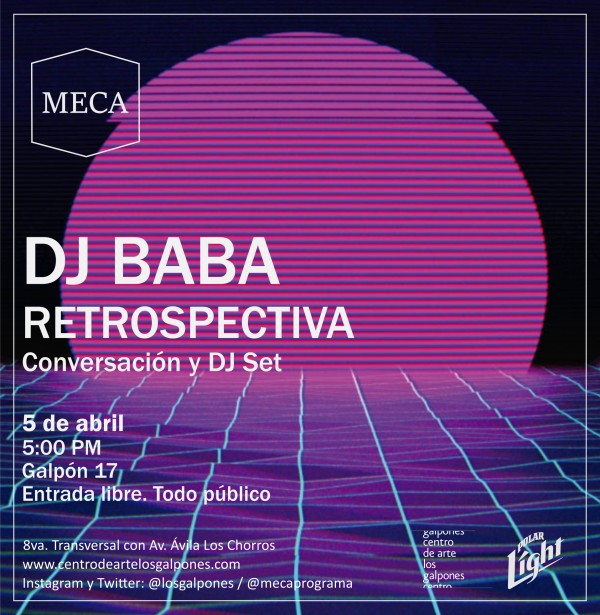 El reconocido DJ Baba estará este jueves 5 en Los Galpones