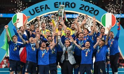Football is back to Rome L&#039;Italia è campione d&#039;Europa.