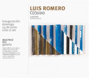 Beatriz Gil galería exhibe la obra reciente de Luis Romero