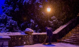 Nevicata sull&#039;Appenino centrale