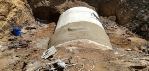 Interventi di manutenzione al Canale Principale di Acquedotto Pugliese, in agro di Palazzo S. Gervasio (PZ)