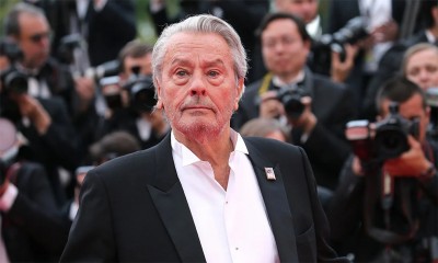 El actor francés Alain Delon