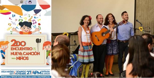 En la UCV el segundo encuentro de la Nueva Canción para Niños