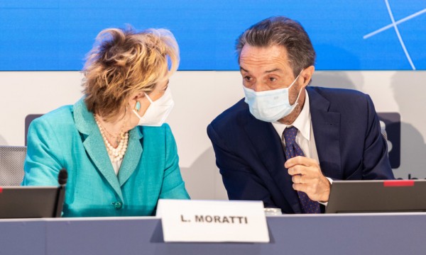 Letizia Moratti e Attilio Fontana