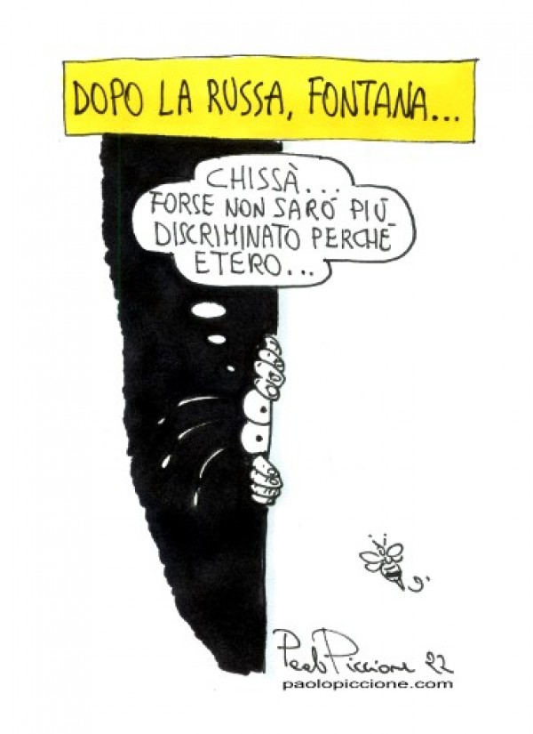 Dopo La Russa, Fontana  ... le Vignette satiriche di Paolo Piccione