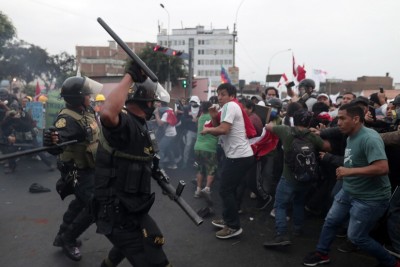 Nuove proteste in Perù, 6 arresti e 8 feriti