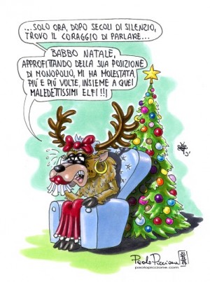 Buon Natale!!!… Le vignette di Paolo Piccione