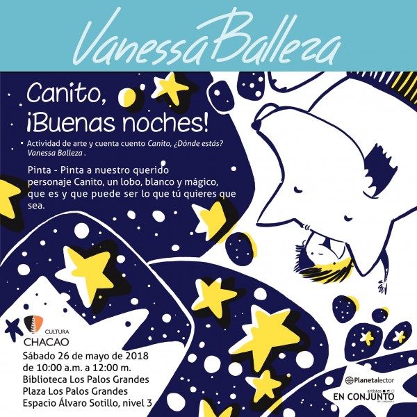Cultura Chacao ofrece actividad de arte y cuentacuentos  en la Biblioteca Los Palos Grandes